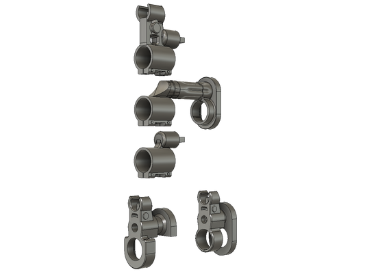 Magfed Maker Bloc Series front faux gas blocks for AK and krinkov style handguards