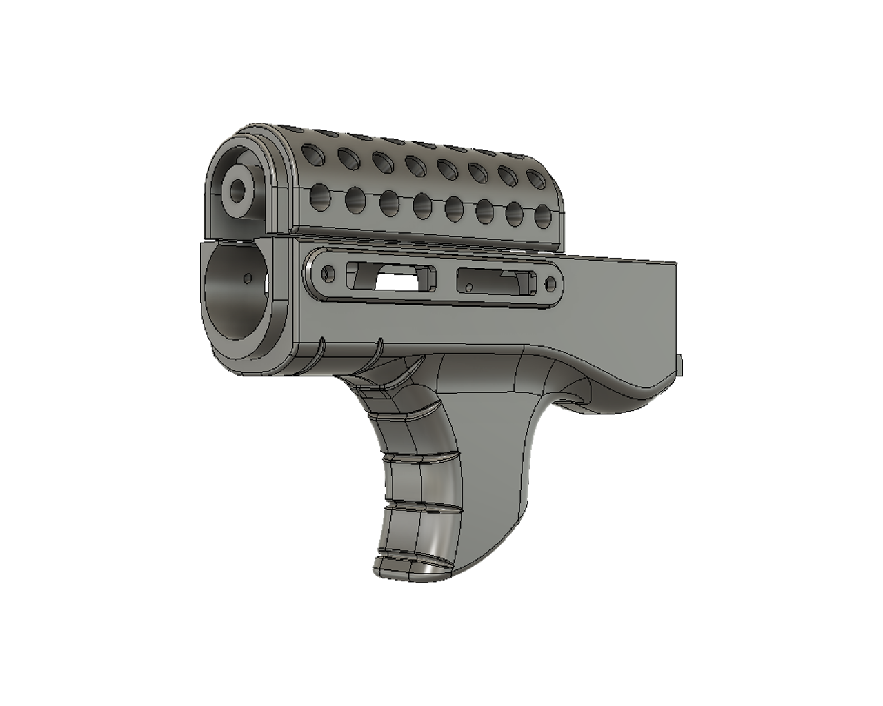 AK Kinzhal Custom MLOK handguards for Magfed Maker Bloc series handguard frames