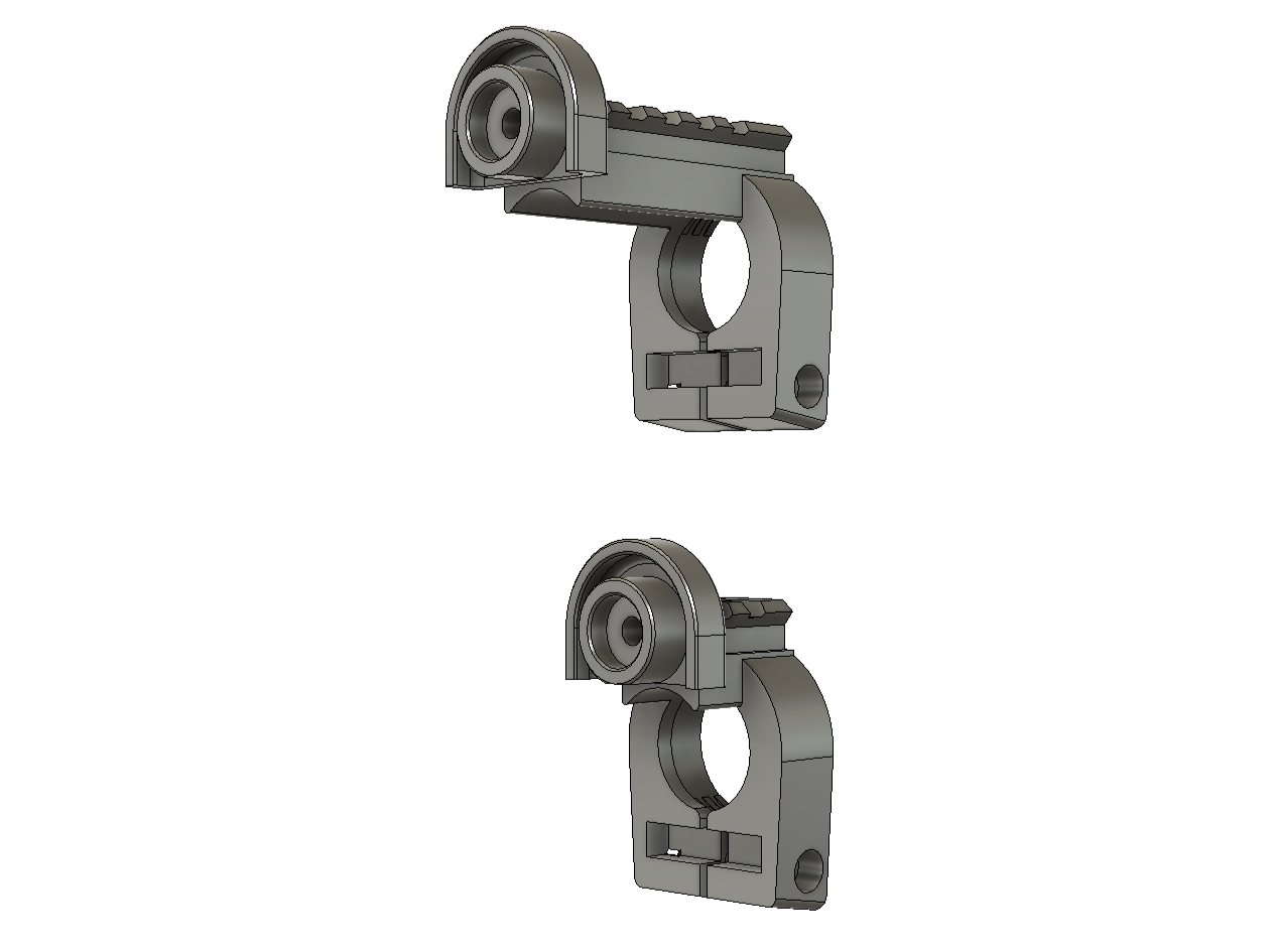 AK Handguard Base for AR barrel blocks by Magfed Maker