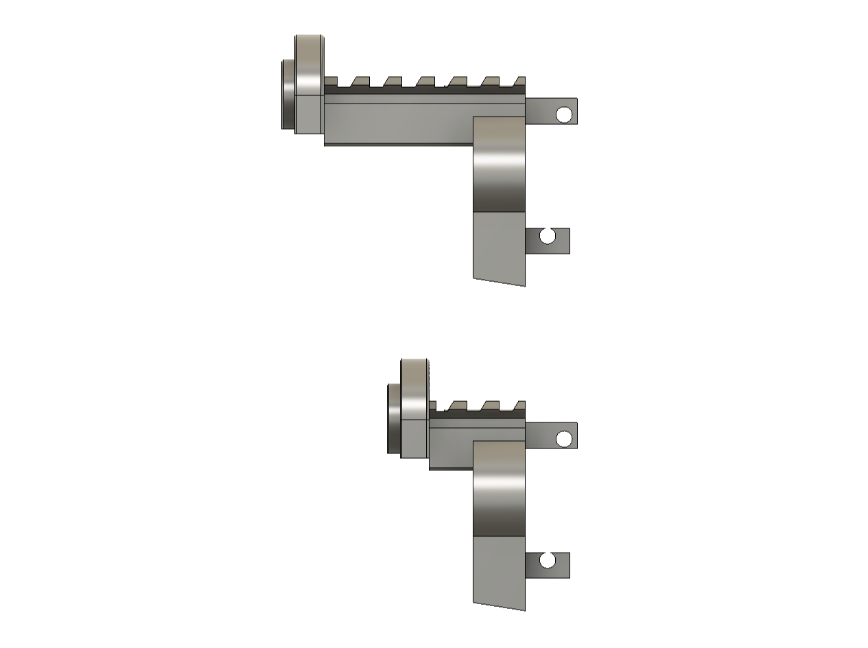 AK and Krinkov Handguard Base for MCS Bolt and Blizzard  by Magfed Maker