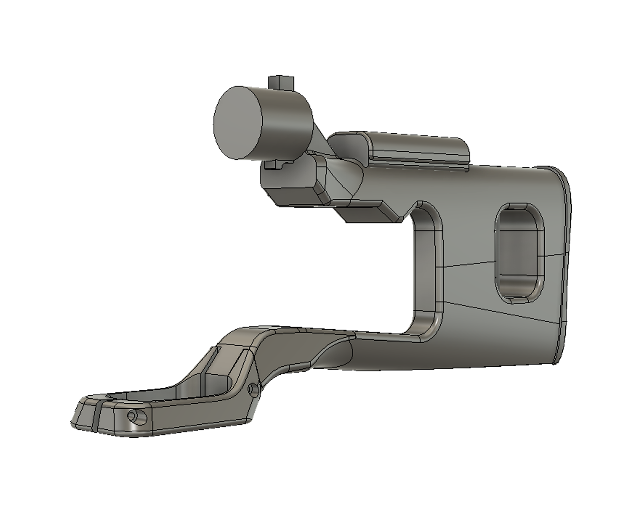 Dragunov SVD stock for PE EMF100 paintball markers, by Magfed Maker