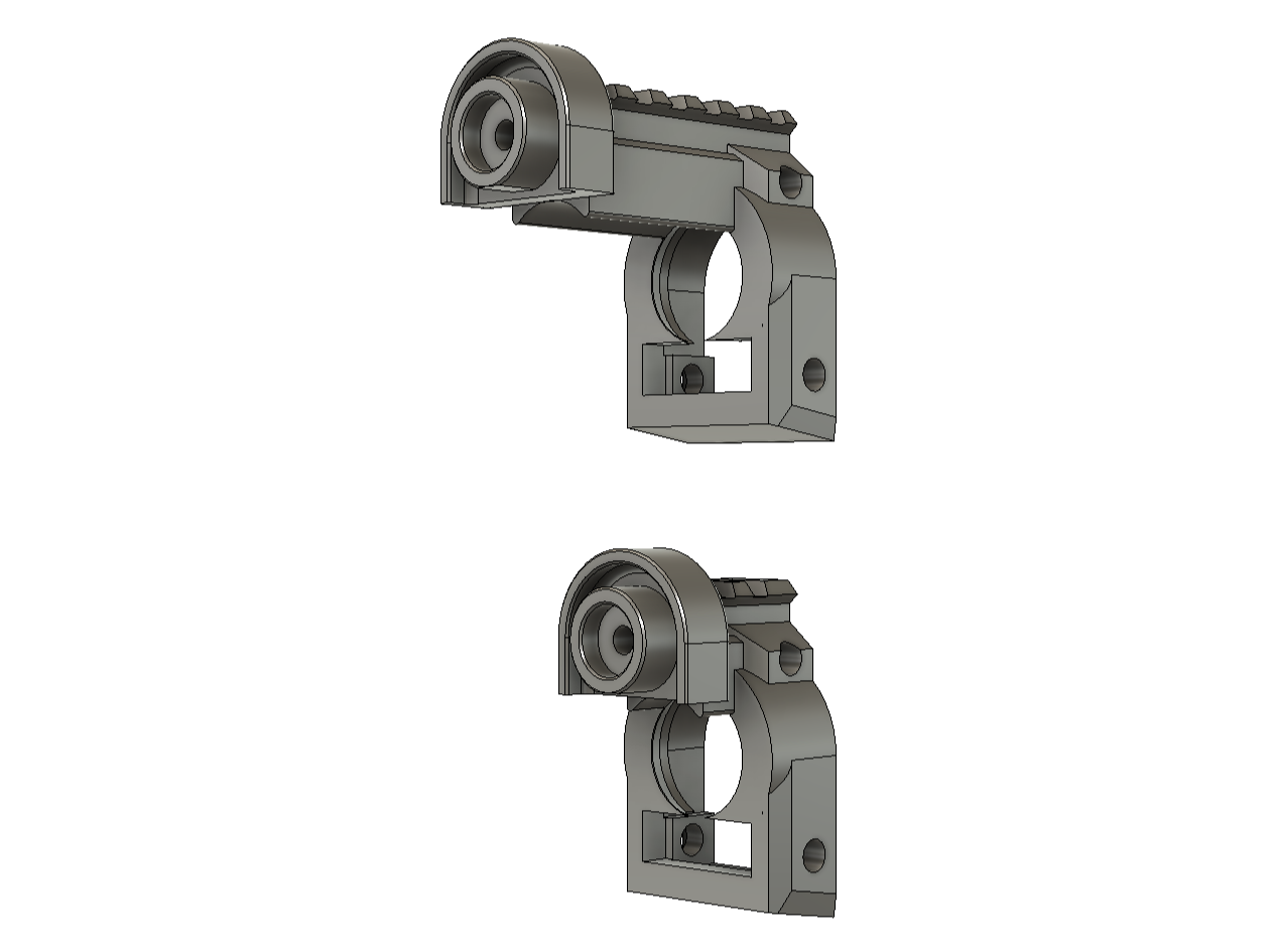 AK and Krinkov Handguard Base for MCS Hurricane  by Magfed Maker