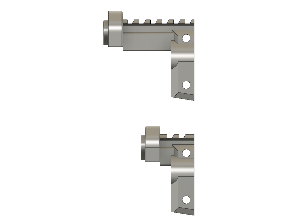 AK and Krinkov Handguard Base for MCS Hurricane by Magfed Maker