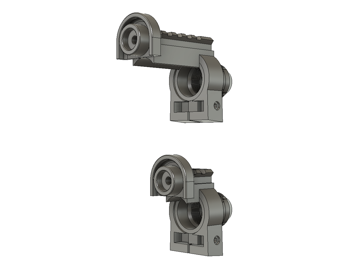 AK and Krinkov Handguard Base for MCS Vortex by Magfed Maker