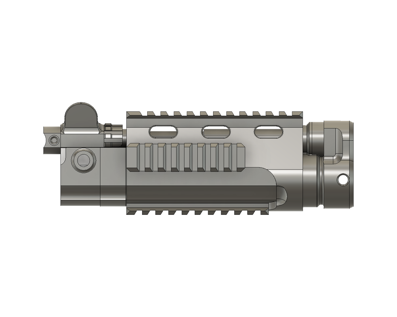 FAL SA58 Para Handguard for Valken M17 paintball markers, by Magfed Maker